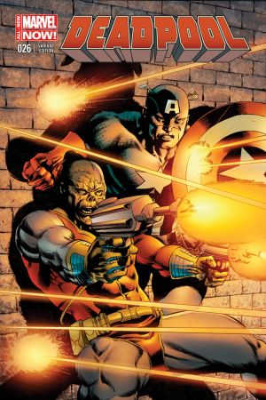 Deadpool #26  (Perkins Captain America Team-&#8203;Up Variant)