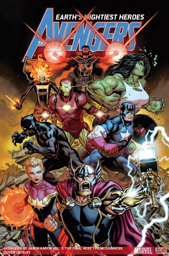AVENGERS BY JASON AARON VOL. 1: THE FINAL HOST TPB MCGUINNESS COVER [DM ONLY] (Trade Paperback)