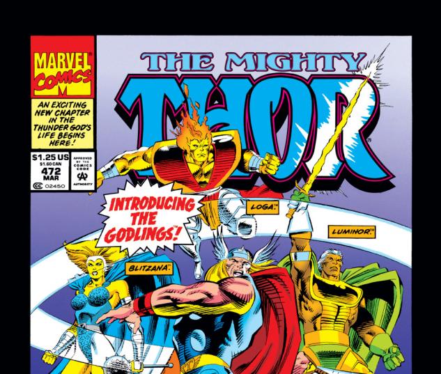 Thor (1966) #472 Cover