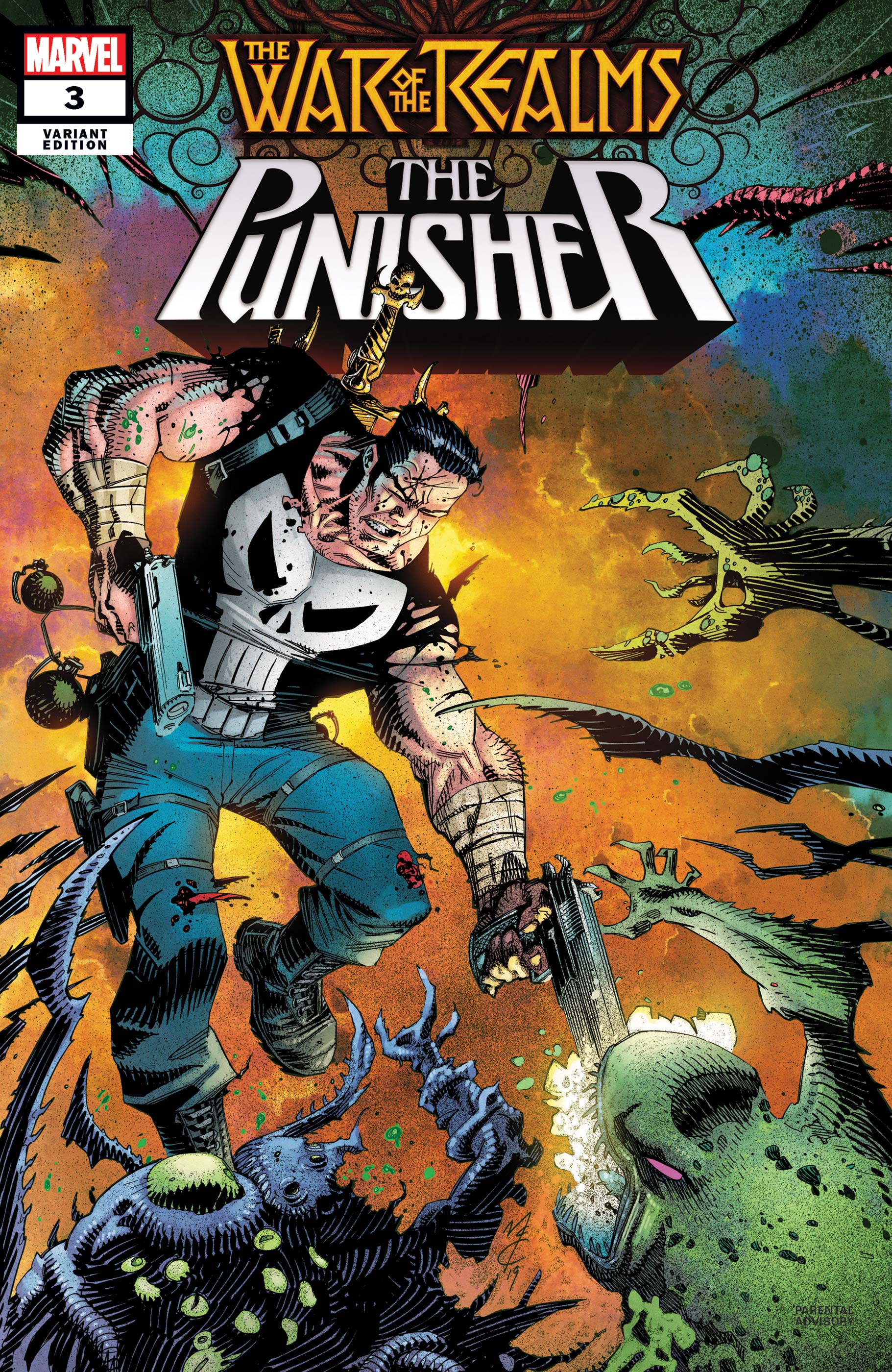 War of the Realms: The Punisher (2019) #3 (Variant)