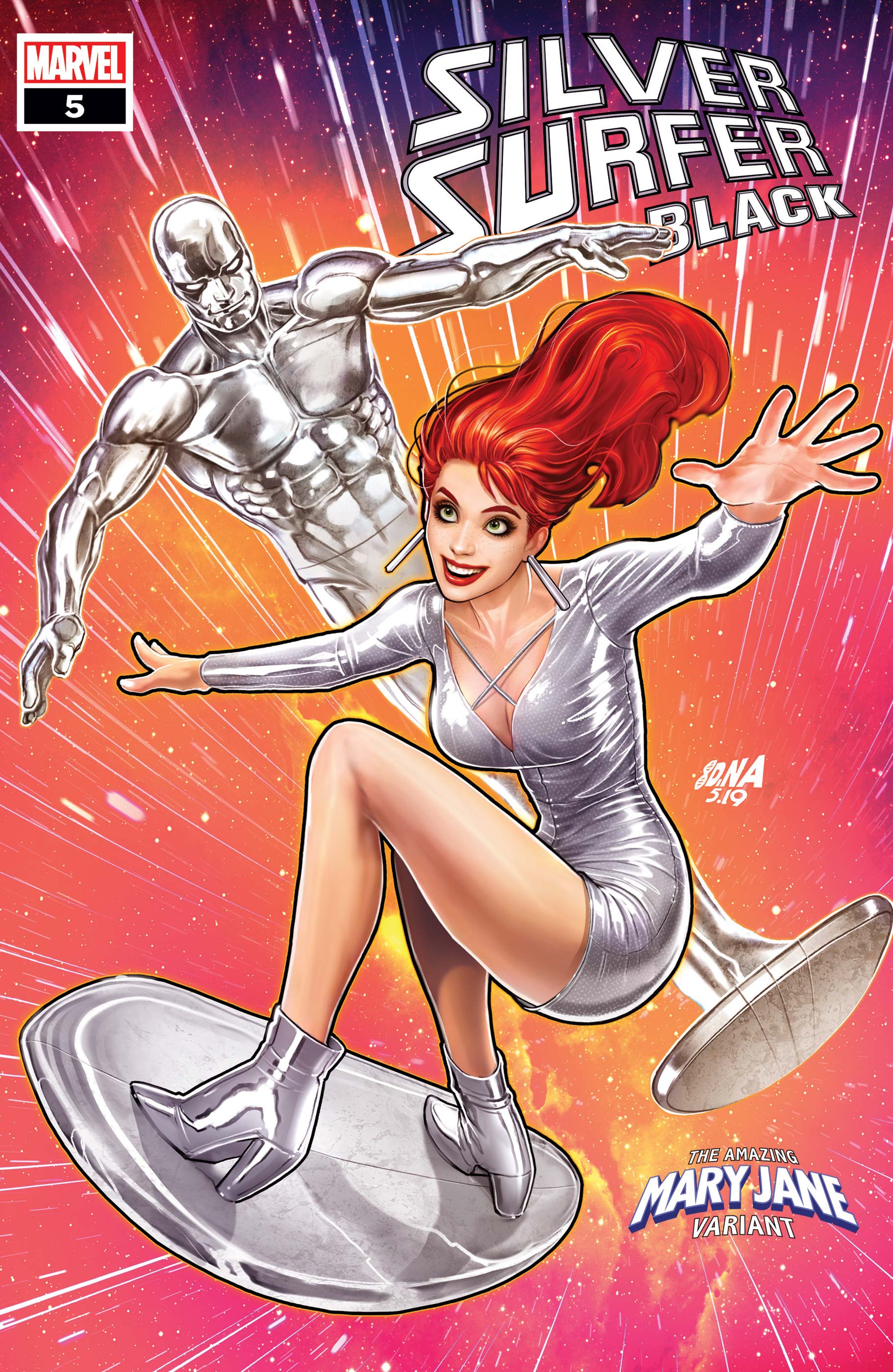 Female silver surfer