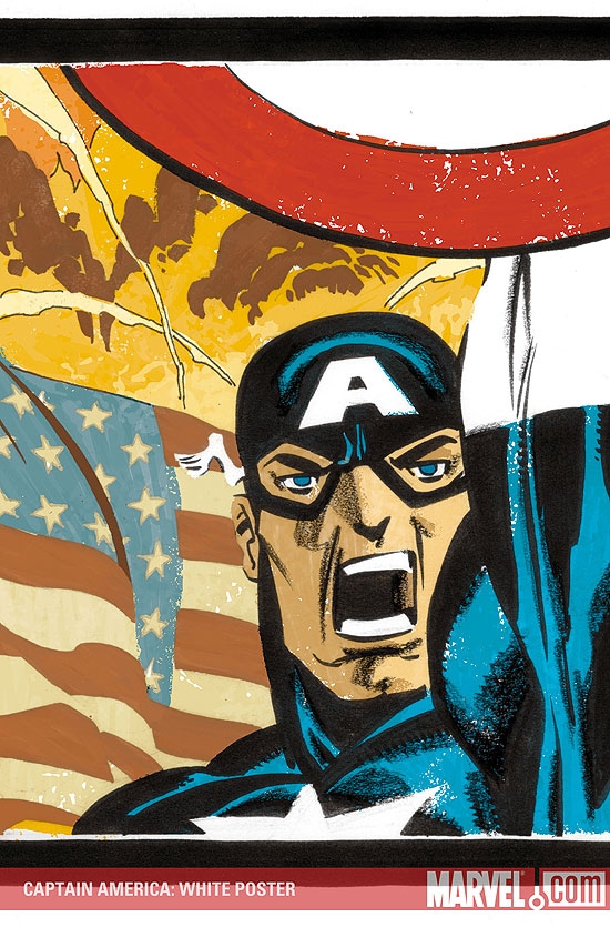 Captain America: White Poster (2008) #1