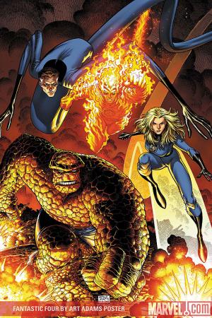Fantastic Four by Art Adams Poster (2008)