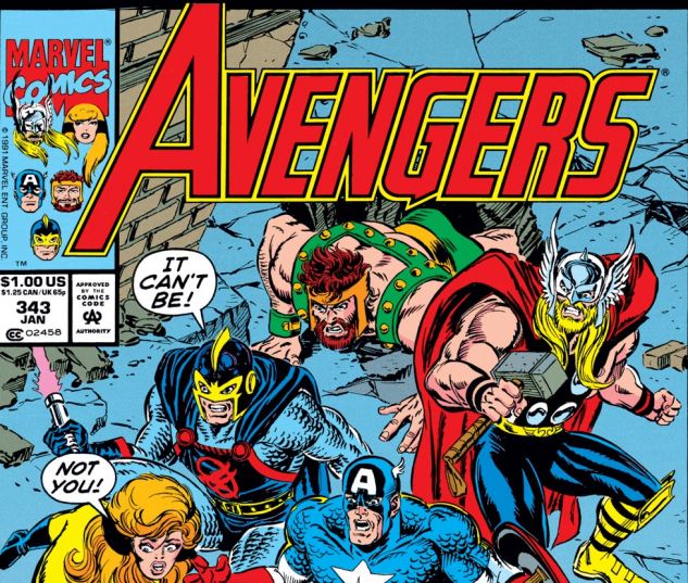 Avengers (1963) #343 Cover