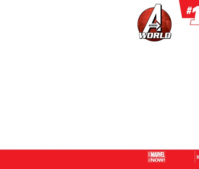 AVENGERS WORLD 1 BLANK COVER VARIANT (ANMN, WITH DIGITAL CODE, INTERIORS ONLY)