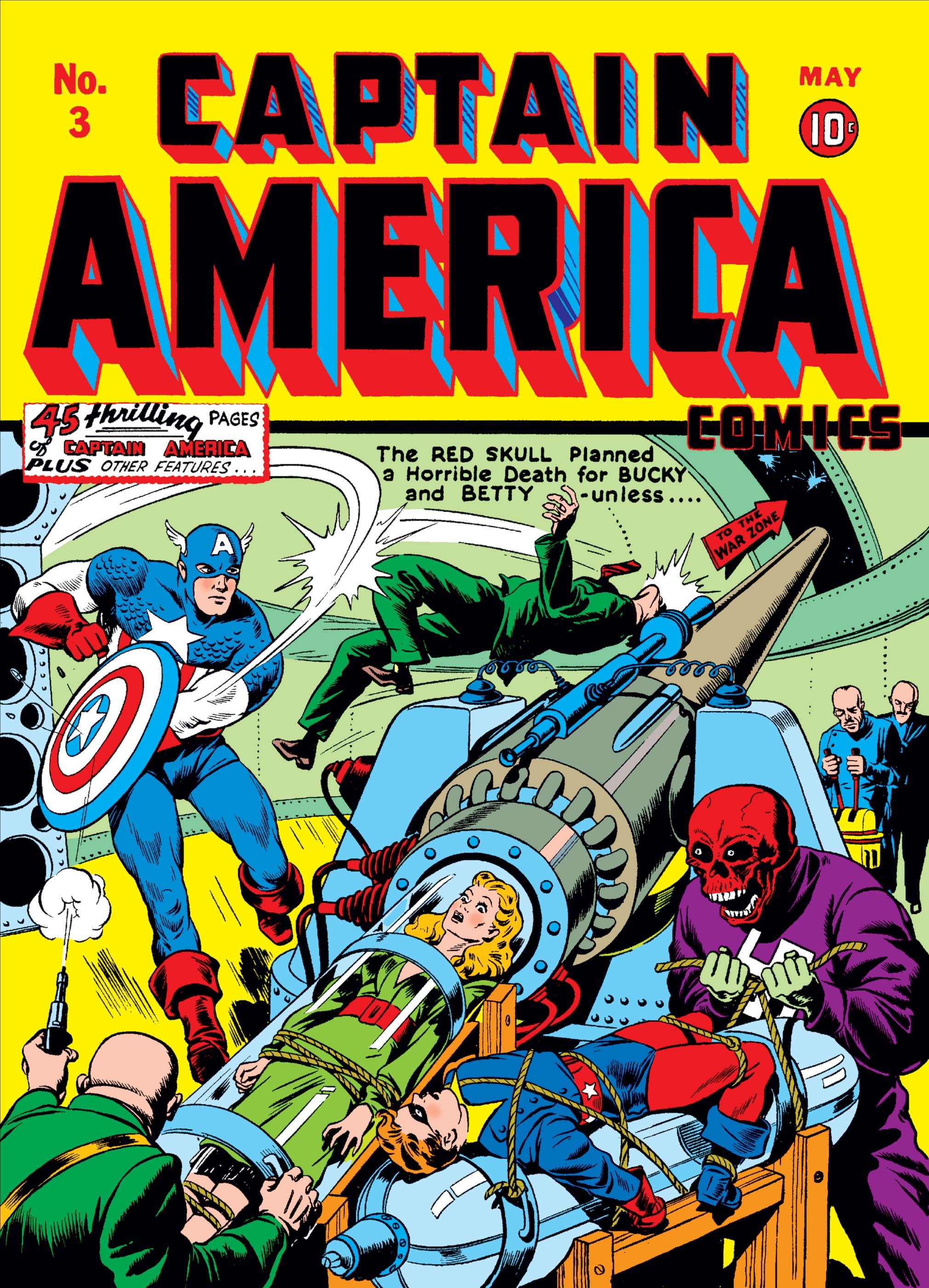 Prisionero de guerra correr Morgue Captain America Comics (1941) #3 | Comic Issues | Marvel