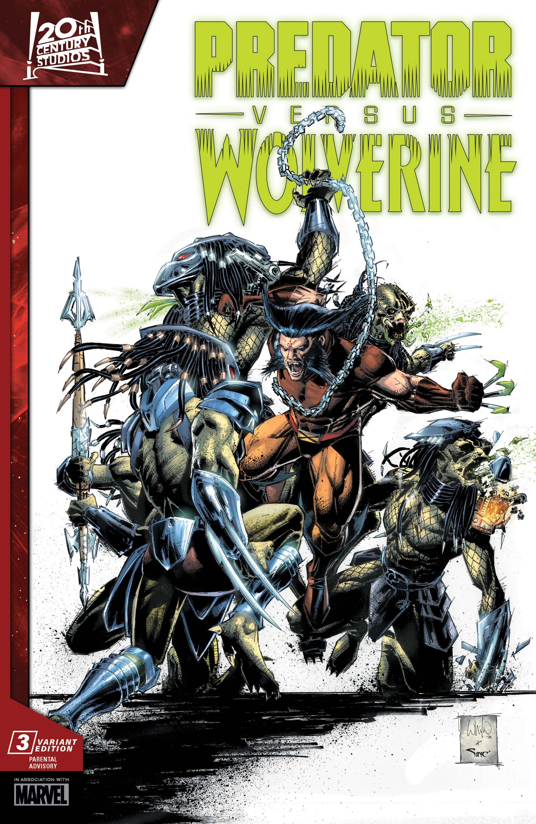 Predator Vs. Wolverine (2023) #3 (Variant)
