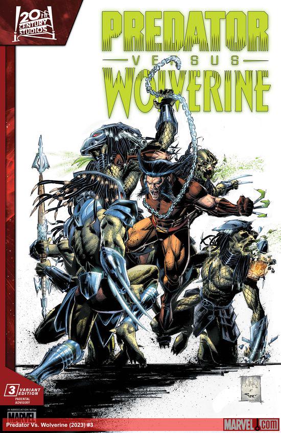 Predator Vs. Wolverine (2023) #3 (Variant) | Comic Issues | Marvel