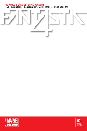 Fantastic Four (2014) #1 (Blank Cover Variant)