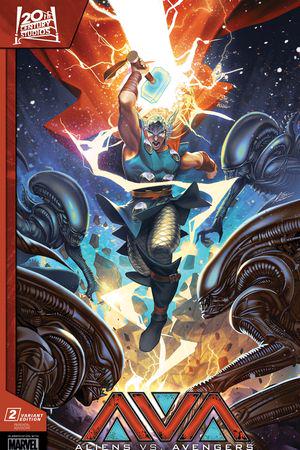 Aliens Vs. Avengers (2024) #2 (Variant)