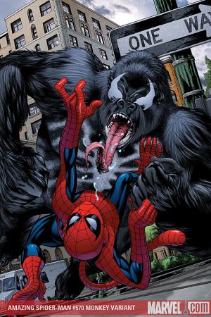 Amazing Spider-Man (1999) #570 (MONKEY VARIANT (1 FOR 10))