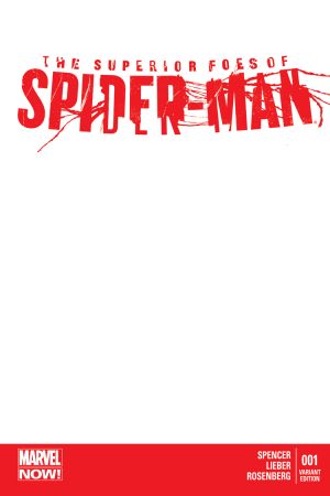 The Superior Foes of Spider-Man #1  (Blank Cover Variant)