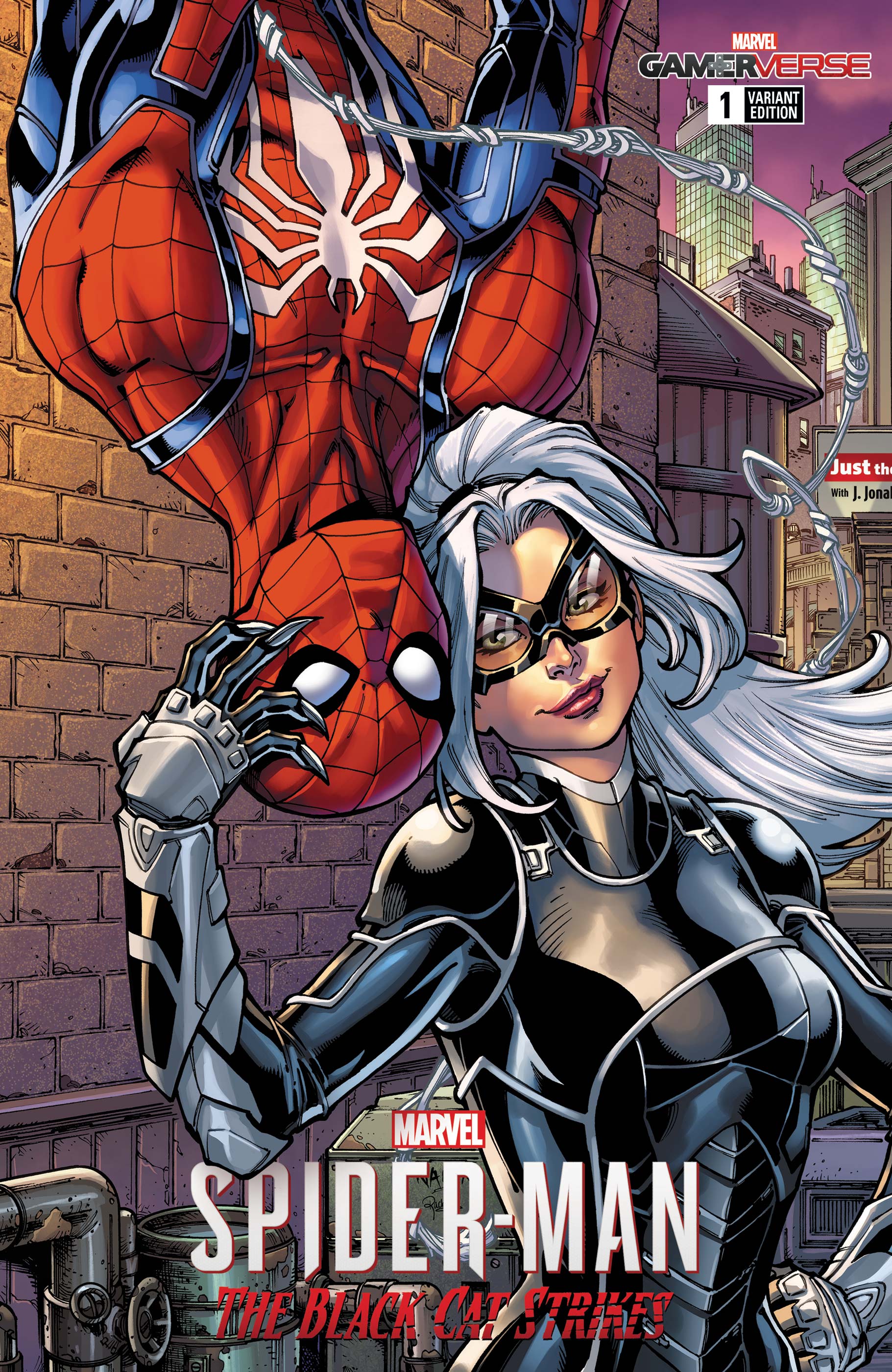 Spiderman and the black cat comic