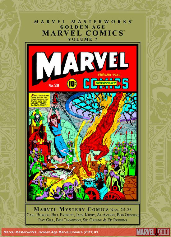 Marvel Masterworks: Golden Age Marvel Comics (Trade Paperback)