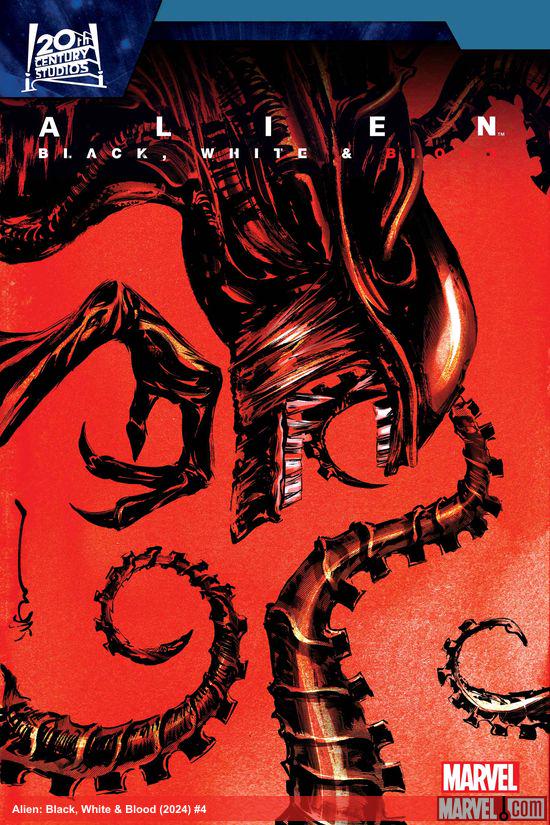 Alien Black White Blood 2024 4 Comic Issues Marvel   Detail 