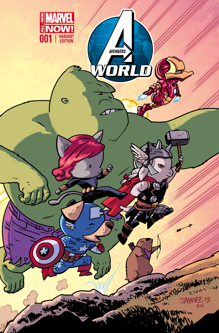 Avengers World (2014) #1 (Samnee Animal Variant) | Comic Issues | Marvel