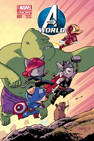 Avengers World #1  (Samnee Animal Variant)