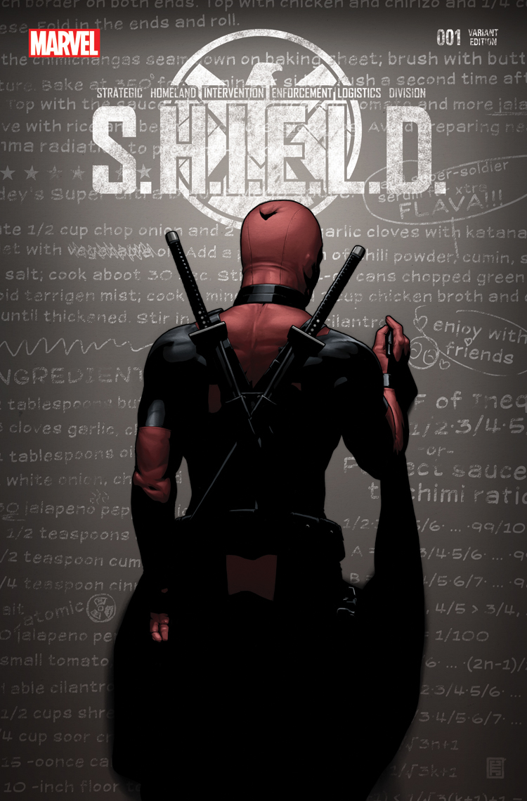 S.H.I.E.L.D. (2014) #1 (Christopher Deadpool Party Variant)