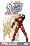 cover from Marvel Universe Avengers Assemble: Civil War (Digital Comic) (2017) #5