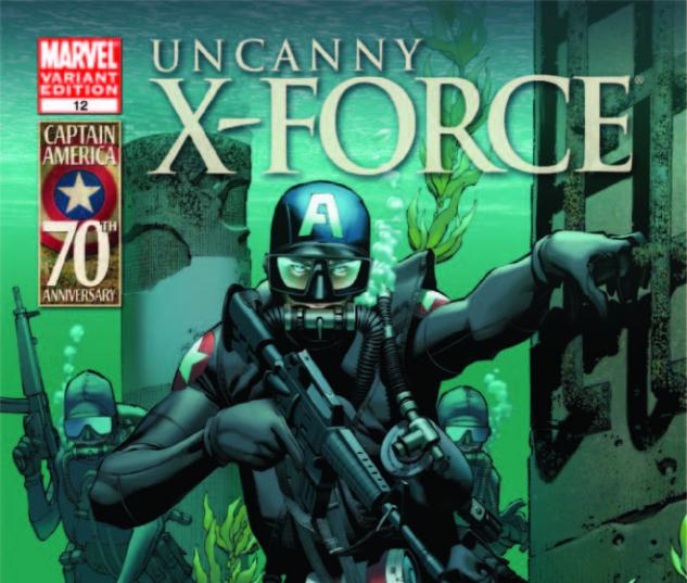 UNCANNY X-FORCE 12 I AM CAPTAIN AMERICA VARIANT (1 FOR 20)