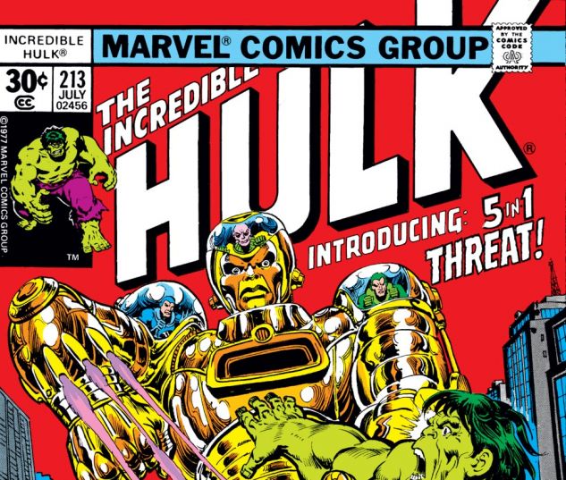 Incredible Hulk (1962) #213 Cover