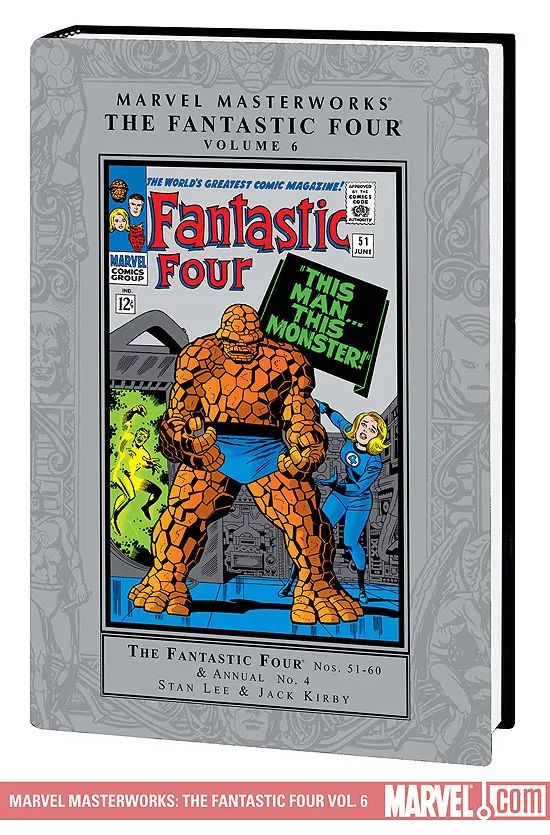 Ponder/熟考 Marvel Fab Marvel Masterworks: The Fantastic Four Vol. 6 (Hardcover) | Comic