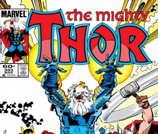 Thor #353 cover by Walt Simonson