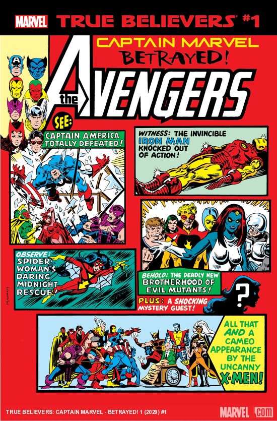 True Believers: Captain Marvel - Betrayed! (2019) #1