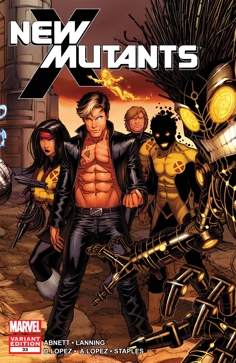 New Mutants (2009) #33 (Keown Variant)