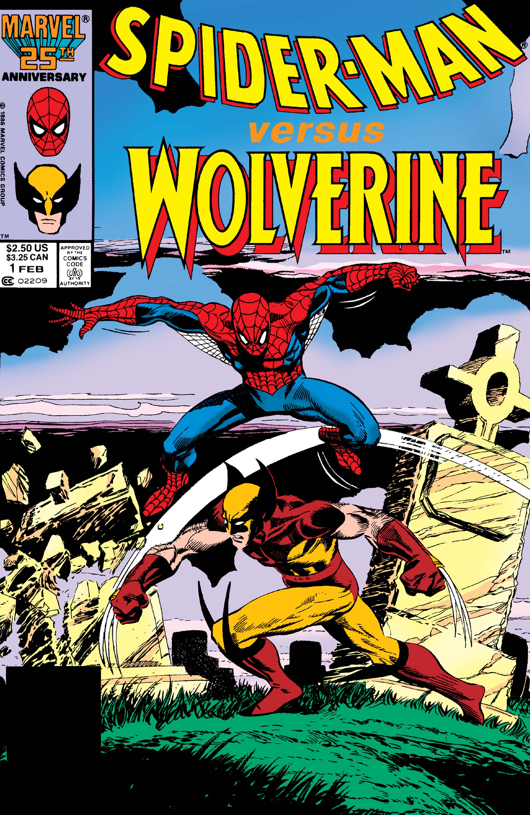 Spiderman and wolverine comic