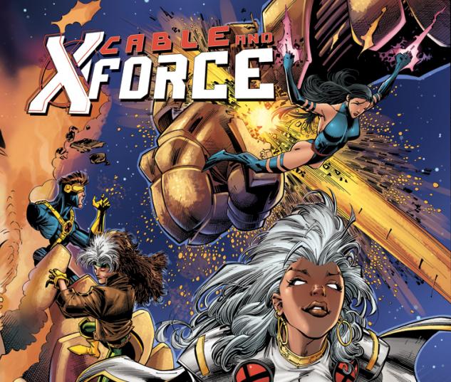 CABLE AND X-FORCE 8 X-MEN 50TH ANNIVERSARY VARIANT (NOW, WITH DIGITAL CODE)