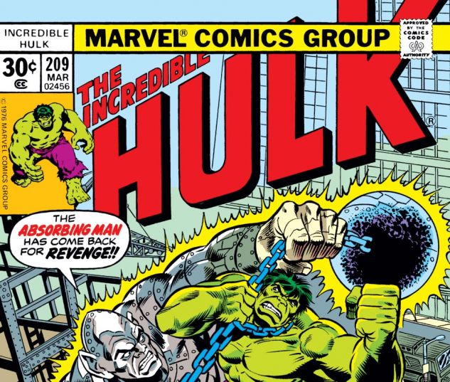 Incredible Hulk (1962) #209 Cover