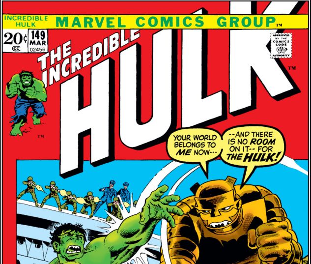 Incredible Hulk (1962) #149 Cover