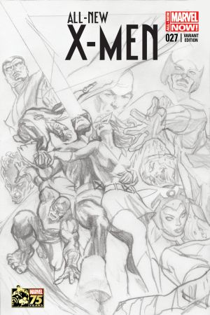 All-New X-Men #27  (75th Anniversary Sketch Variant)