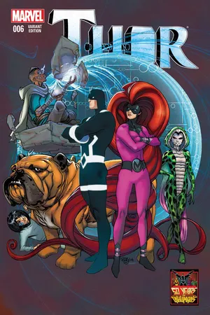 Thor (2014) #6 (Ferry Inhuman 50th Anniversary Variant)