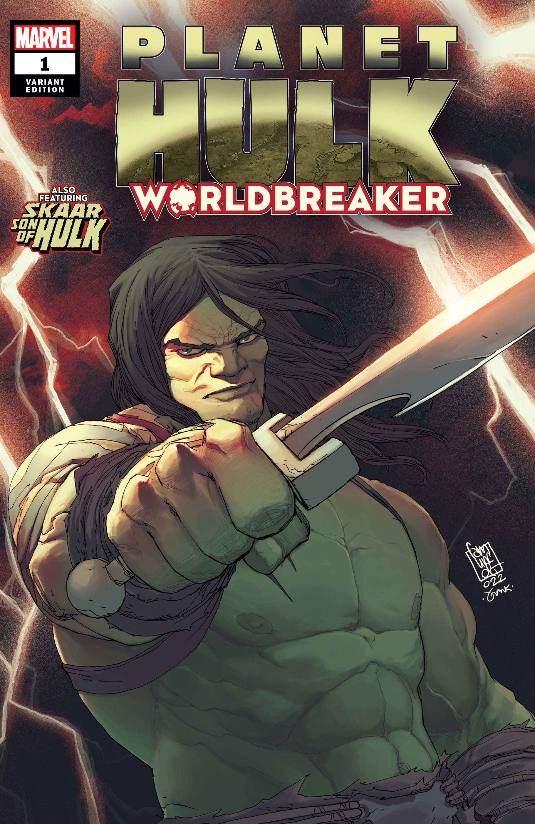 Planet Hulk: Worldbreaker (2022) #1 (Variant)