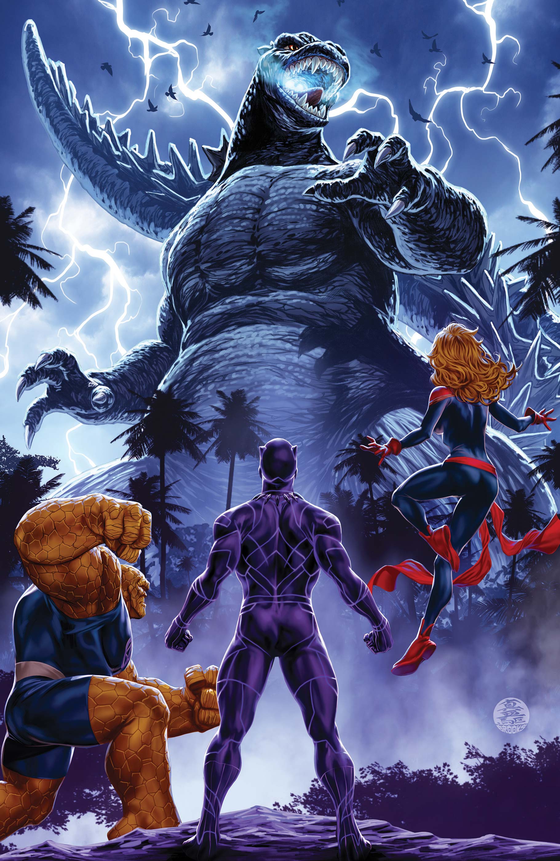 Godzilla Destroys the Marvel Universe (2025) #4 (Variant) | Comic