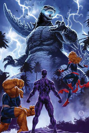 Godzilla Destroys the Marvel Universe (2025) #4 (Variant)