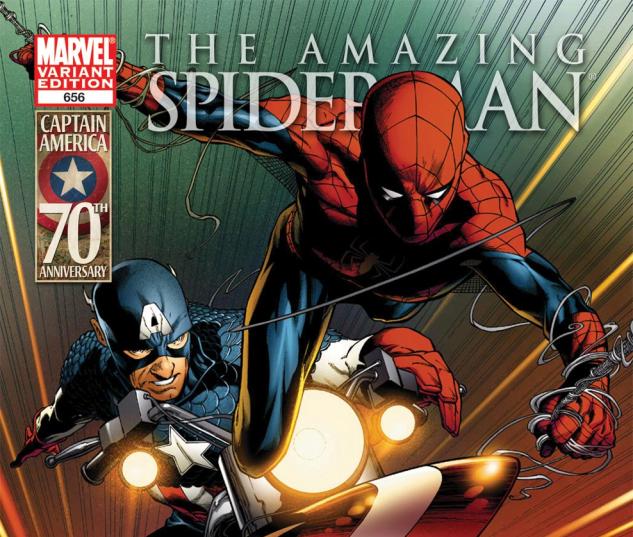 Amazing Spider-Man (1999) #656, Captain America 70th Anniversary Variant
