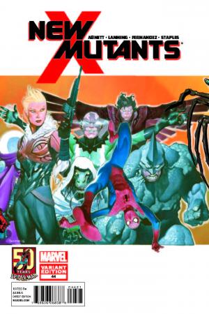 New Mutants #44  (Asm in Motion Variant)