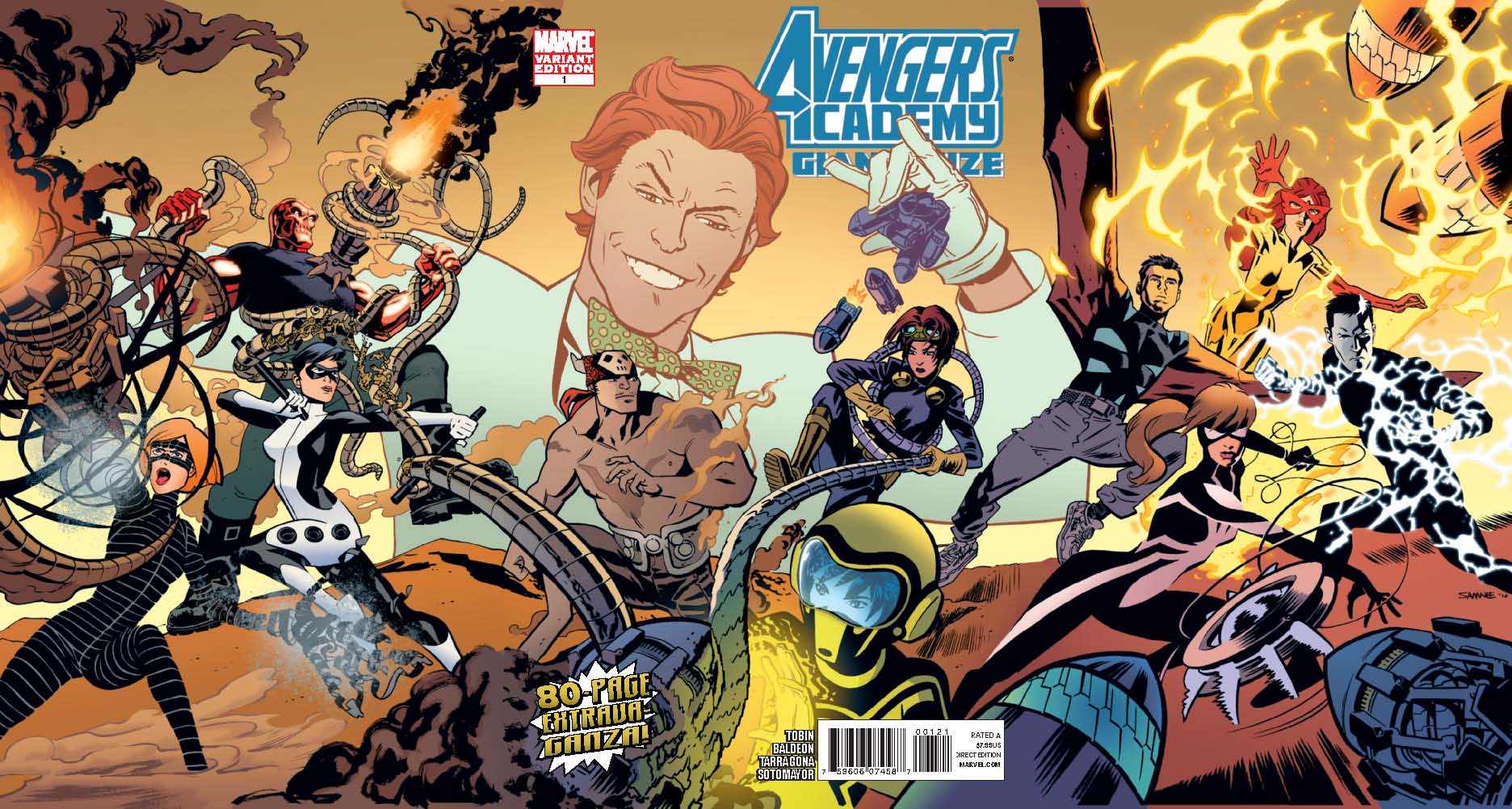 Avengers Academy Giant-Size (2010) #1 (Gatefold Cover)