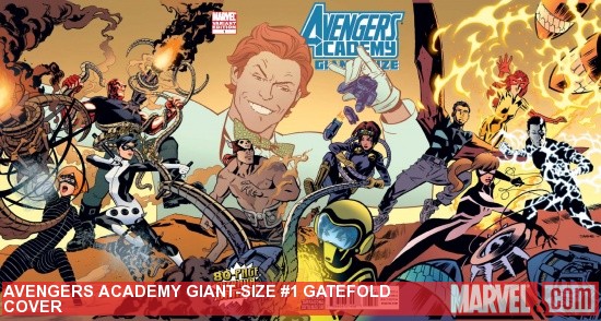 Avengers Academy Giant-Size (2010) #1 (Gatefold Cover)