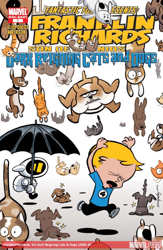Franklin Richards: It's Dark Reigning Cats & Dogs (2009) #1