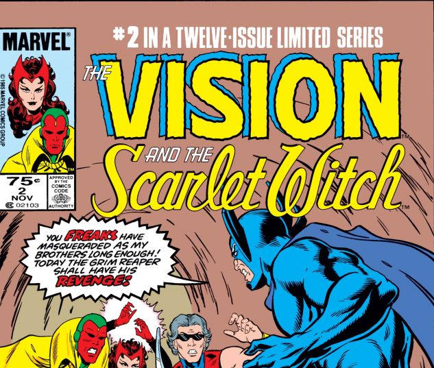 Vision and the Scarlet Witch v2 8 CGC 9.8 Richard Howell & 