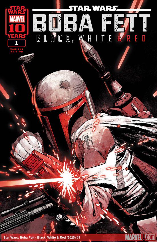 Star Wars: Boba Fett - Black, White & Red (2025) #1 (Variant