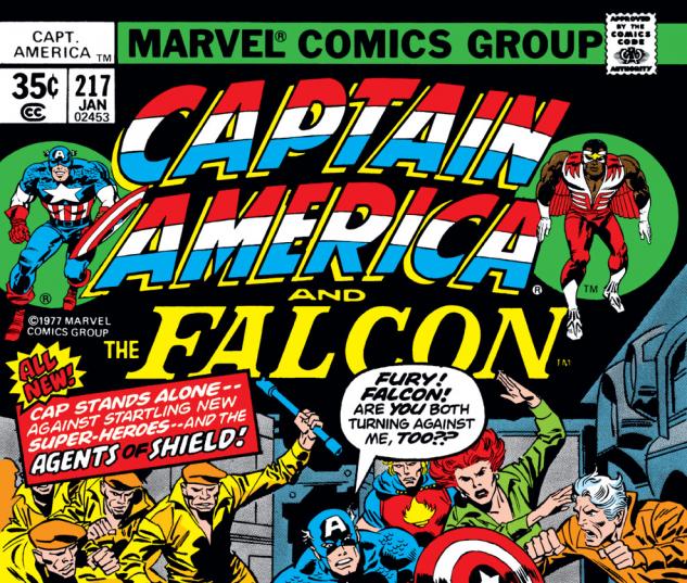 Captain America (1968) #217 Cover