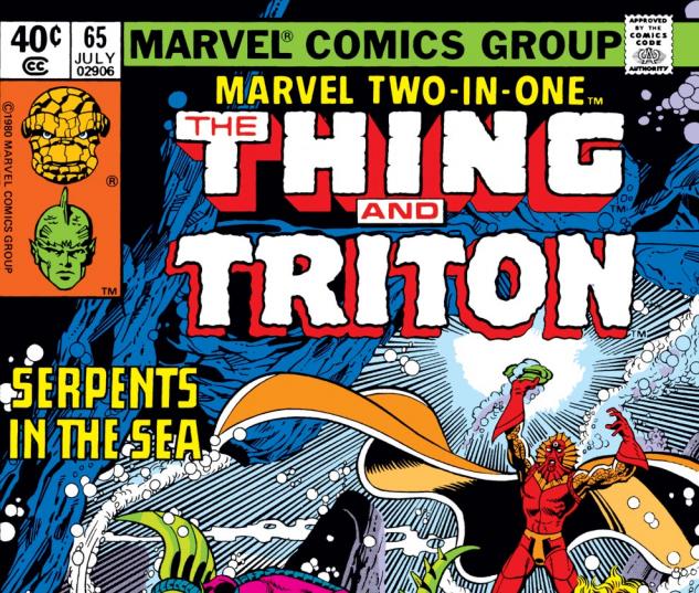 Marvel Two-in-One (1974) #65 Cover