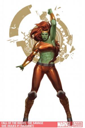 Fall of the Hulks: The Savage She-Hulks #1  (VARIANT)