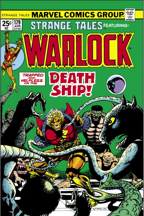 アメコミリーフ Strange Tales #179 Warlock 6.0 detail.webp
