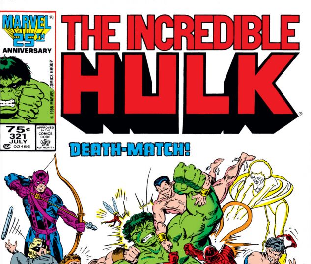 Incredible Hulk (1962) #321 Cover